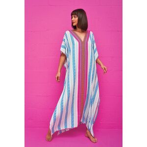 Pitusa Caftan in Light Blue Size Standard